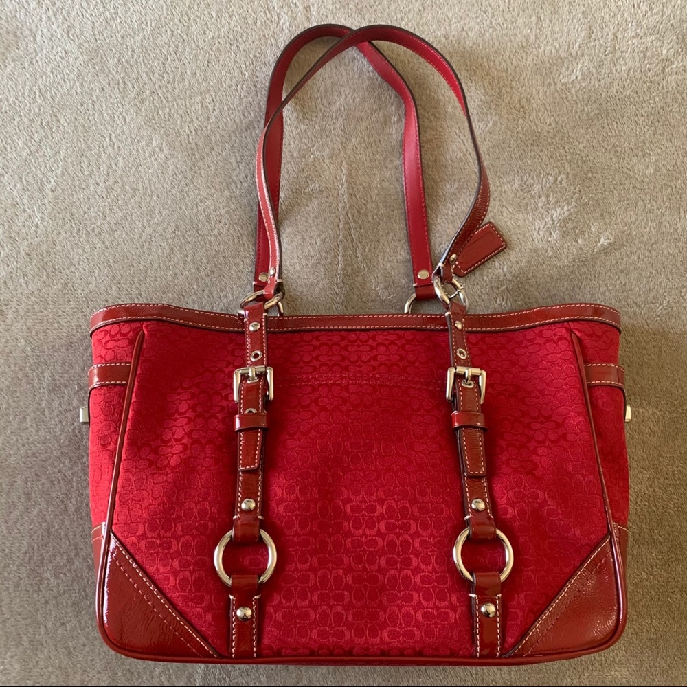 Authentic Coach Miniature Signature Tote F12346